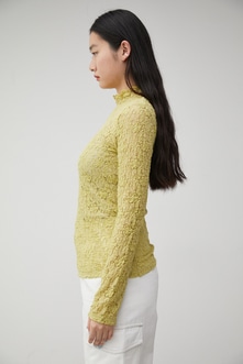 CUT LACE LONG SLEEVE TOPS/カットレースロングスリーブトップス 詳細画像