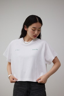 BOXY CROPPED TEE/ボクシークロップドTシャツ 詳細画像