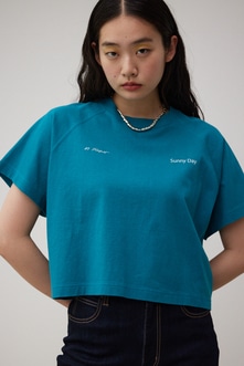 BOXY CROPPED TEE/ボクシークロップドTシャツ