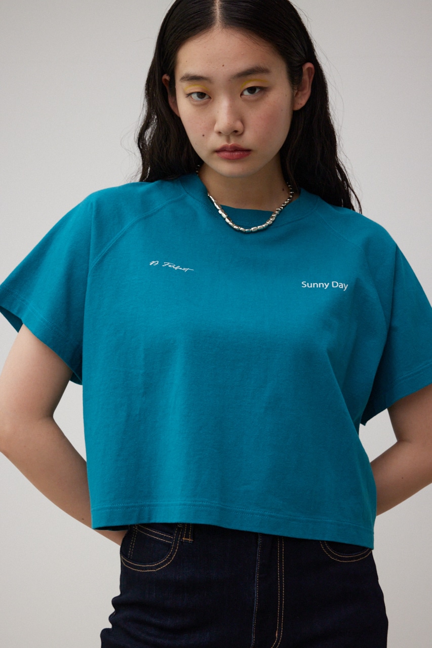 BOXY CROPPED TEE/ボクシークロップドTシャツ 詳細画像 TQ 2