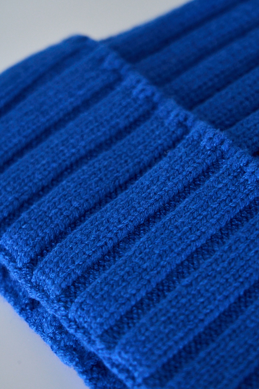 BASIC RIB KNIT CAP/ベーシックリブニットキャップ 詳細画像 BLU 4