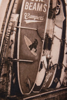 【SUNBEAMS CAMPERS】 SURF ファンクフォトシャツ 詳細画像