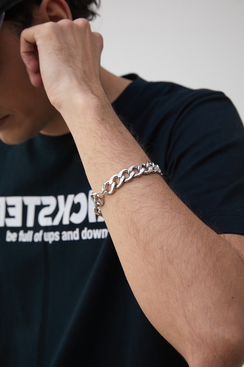 FLAT LINK CHAIN BRACELET/フラットリンクチェーンブレスレット｜AZUL BY MOUSSY（アズールバイマウジー）公式通販サイト