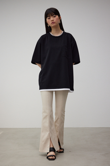 FAUX LAYERED TOPS/フェイクレイヤードトップス｜AZUL BY MOUSSY 