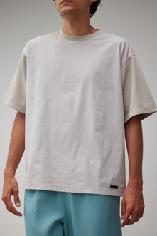 DIFFERENT MATERIAL DOCKING TEE/ディファレントマテリアルドッキングTシャツ