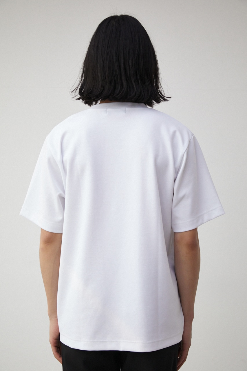 SMOOTH TOUCH EMBROIDERY TEE/スムースタッチエンブロイダリーTシャツ 詳細画像 WHT 7