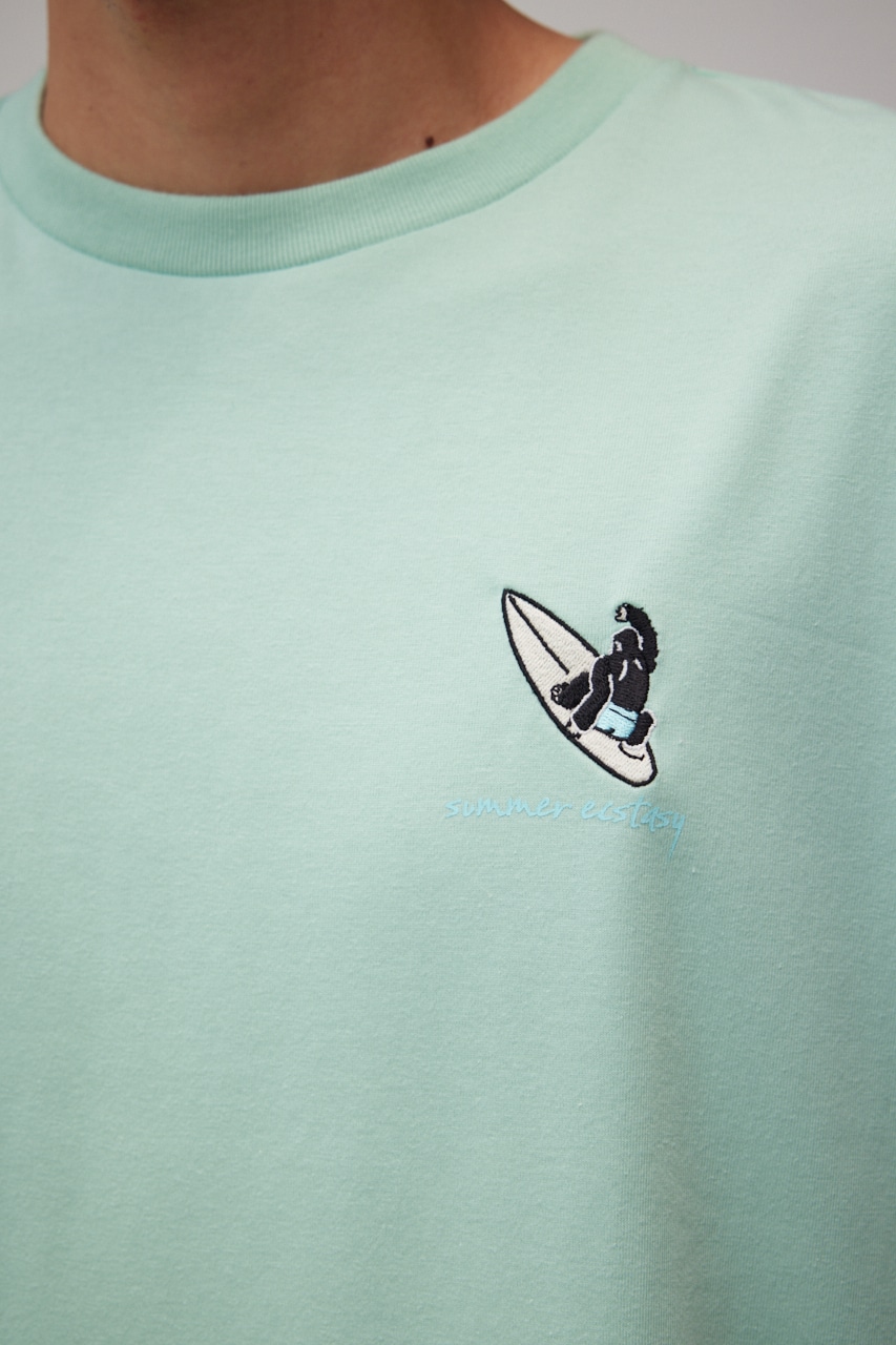 【SUNBEAMS CAMPERS】 SURF ファンク1P刺繍Tシャツ 詳細画像 MINT 10