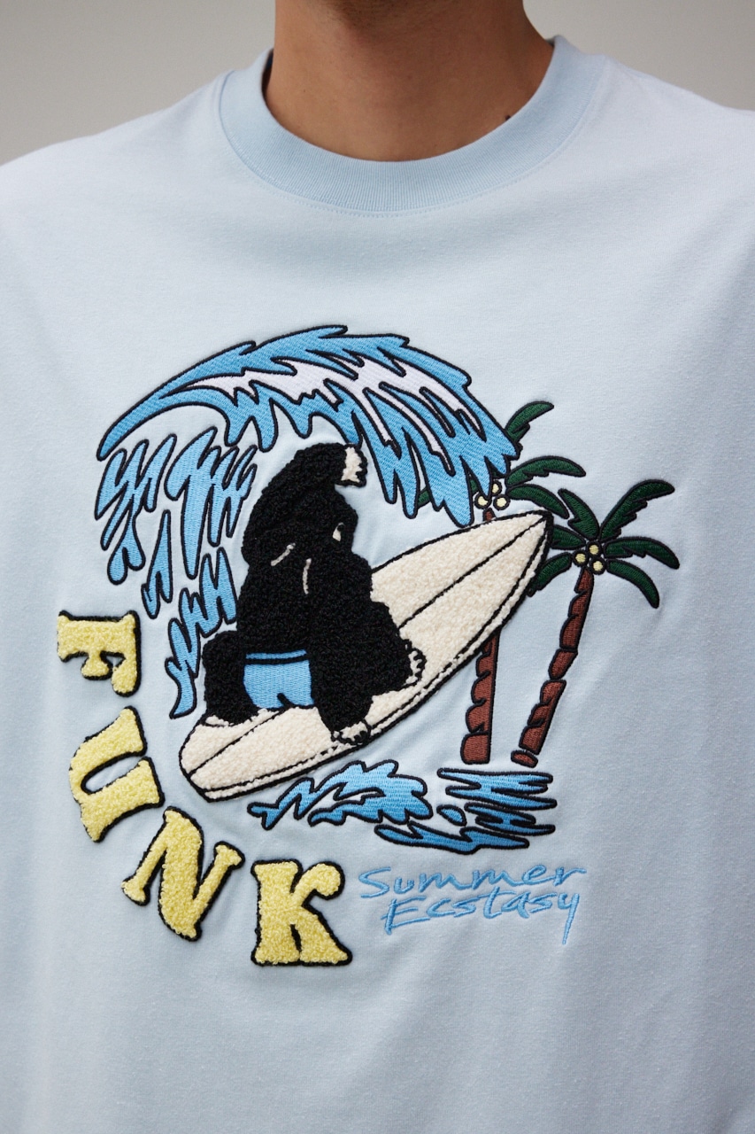 【SUNBEAMS CAMPERS】 SURF相良刺繍ファンクTシャツ 詳細画像 SAX 9