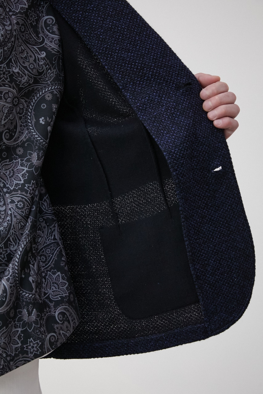 TAILORED KNIT JACKET/テーラードニットジャケット 詳細画像 D/NVY 12