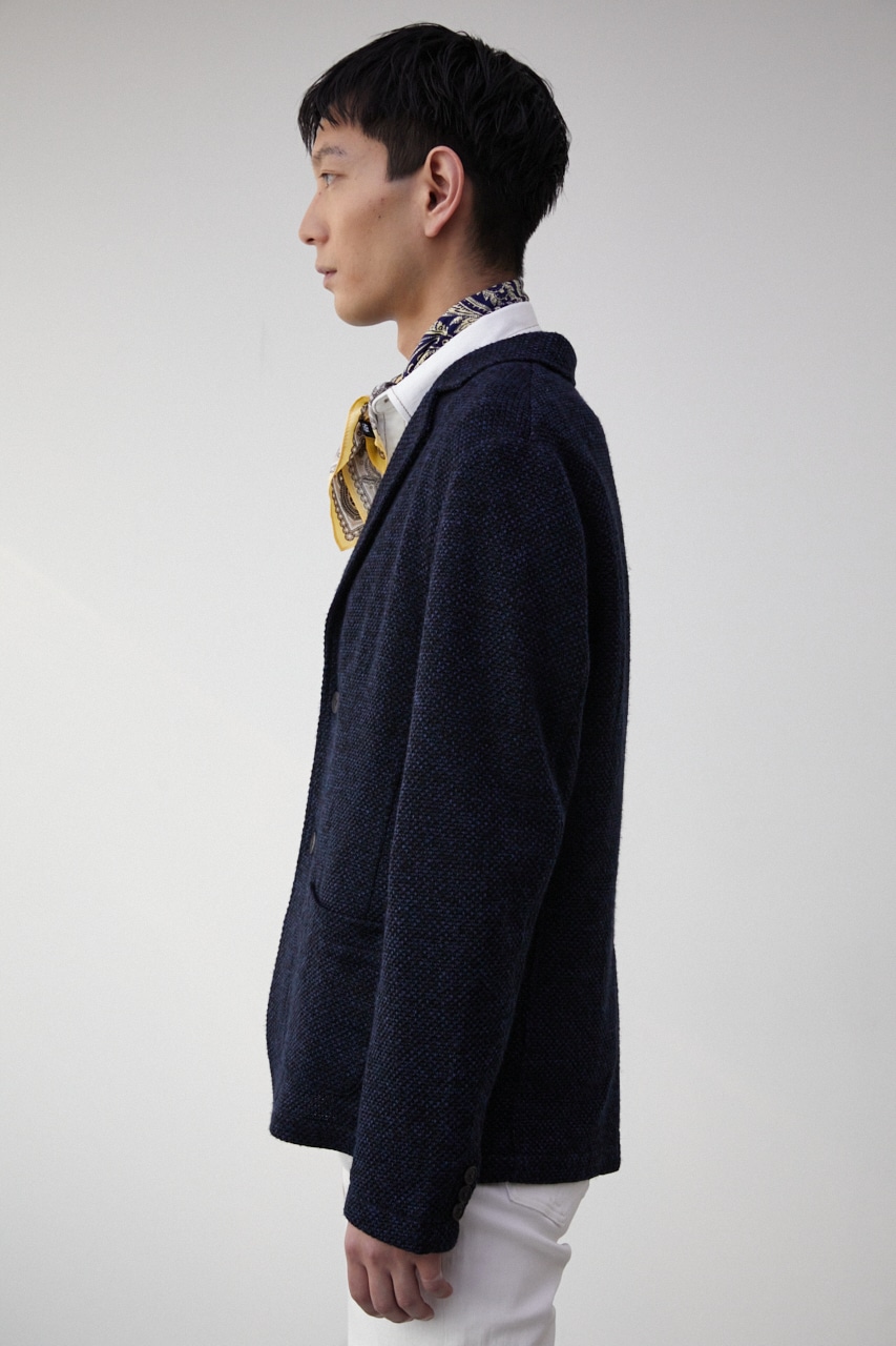 TAILORED KNIT JACKET/テーラードニットジャケット 詳細画像 D/NVY 6