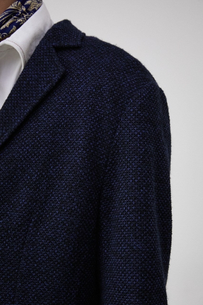 TAILORED KNIT JACKET/テーラードニットジャケット 詳細画像 D/NVY 9
