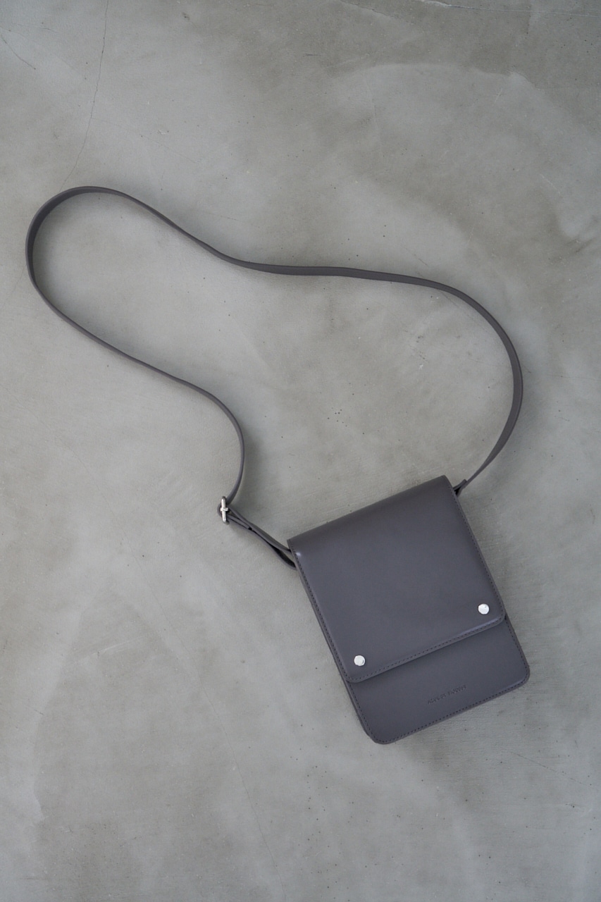 FAUX LEATHER SHOULDER BAG/フェイクレザーショルダーバッグ 詳細画像 GRY 4