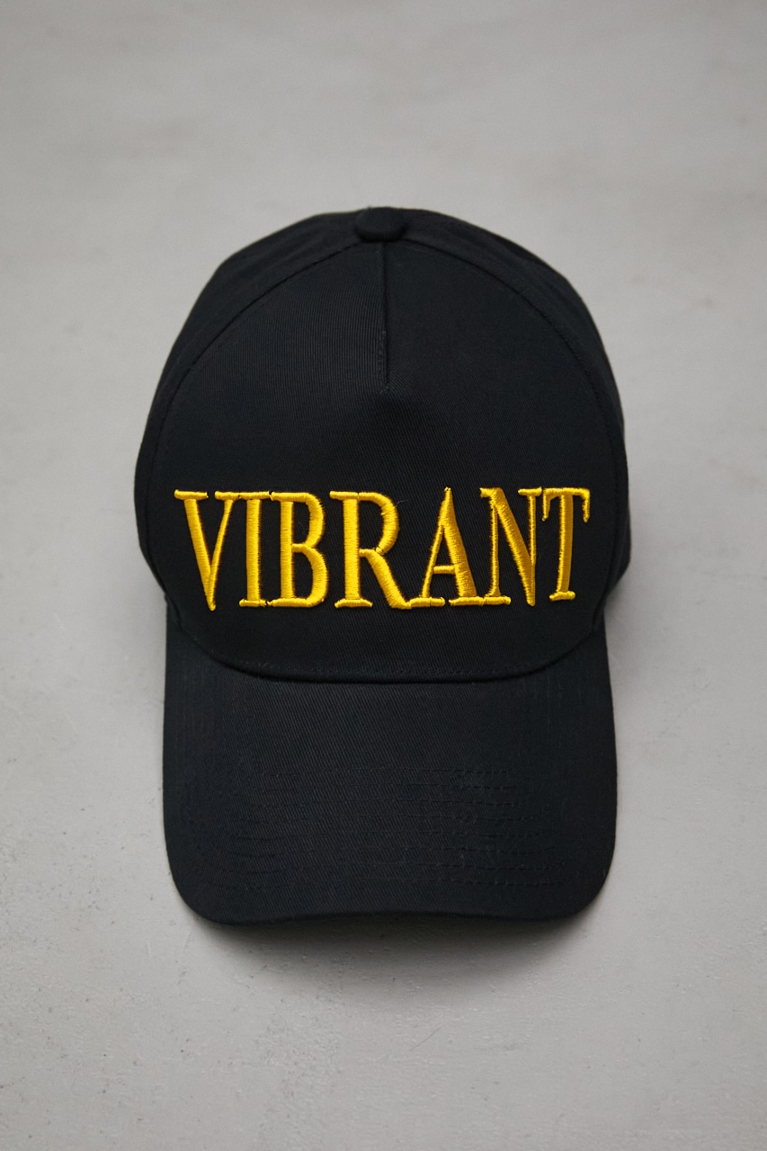 VIBRANT EMBROIDERY CAP/ヴィブラントエンブロイダリーキャップ 詳細画像 BLK 3