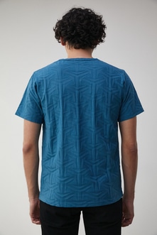 GEOMETRIC JACQUARD TEE/ジオメトリックジャガードTシャツ 詳細画像