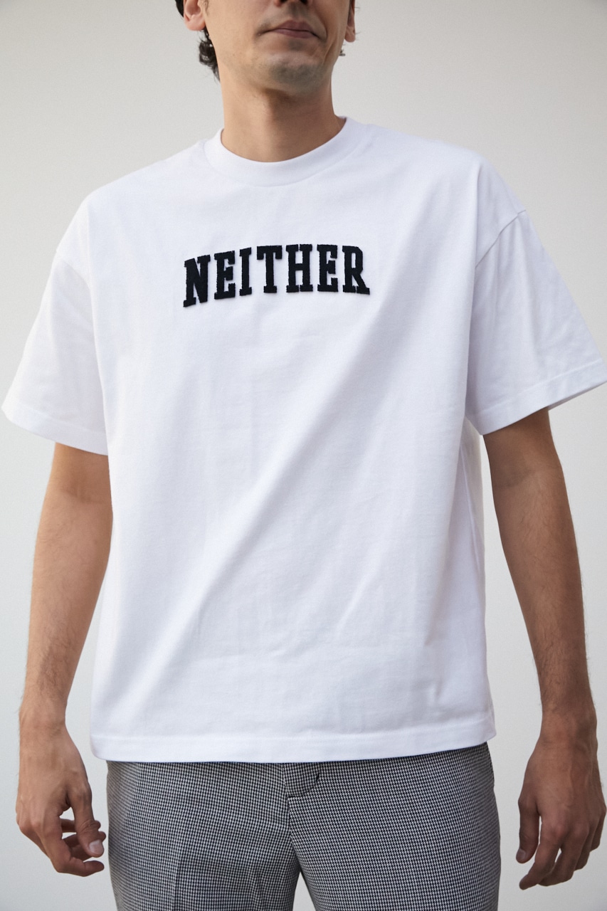 NEITHER BRUSH TEE/ナイザーブラッシュTシャツ 詳細画像 WHT 1