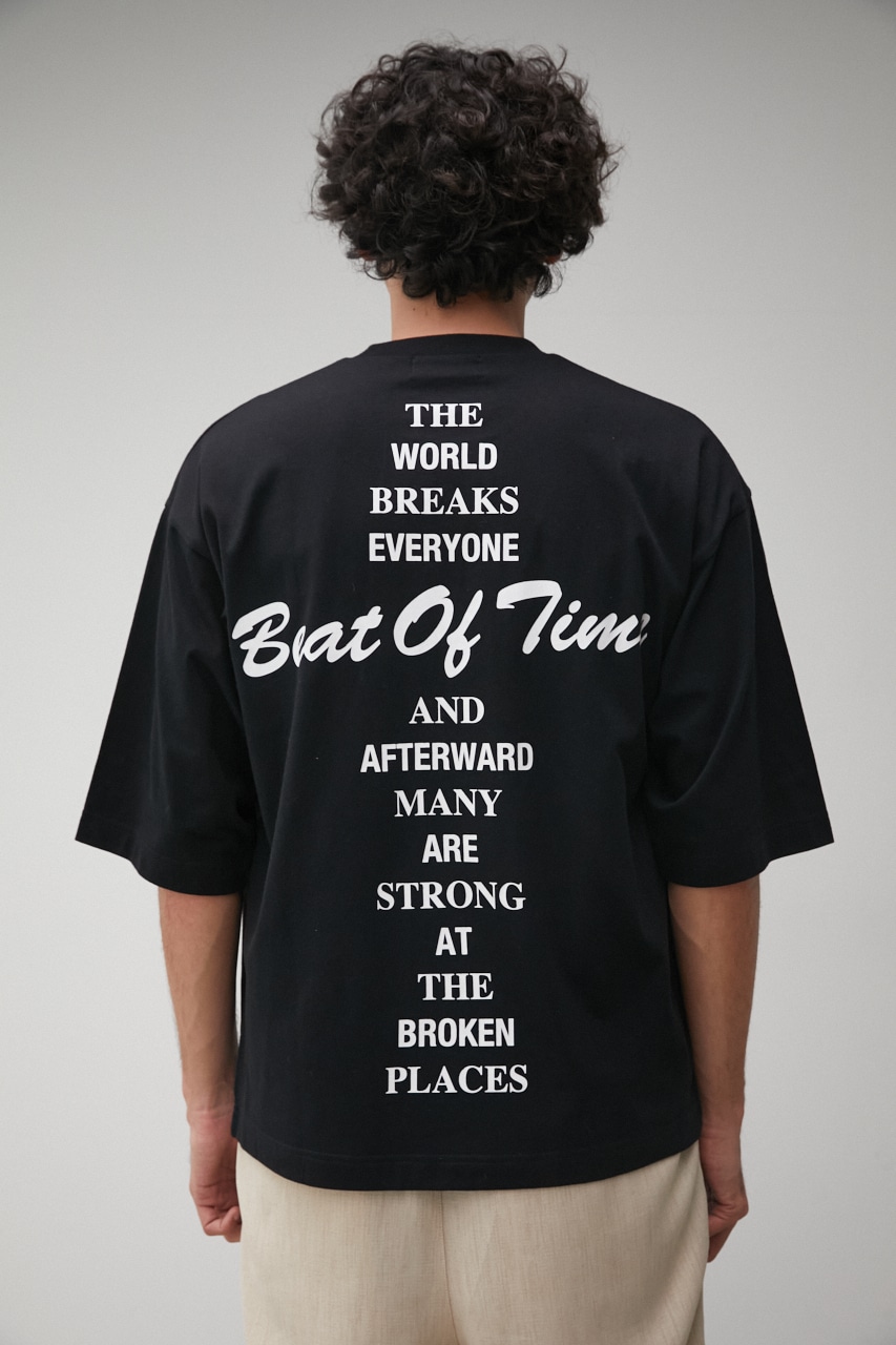 BEAT OF TIME BACK PRINT TEE/ビートオブタイムバックプリントTシャツ 