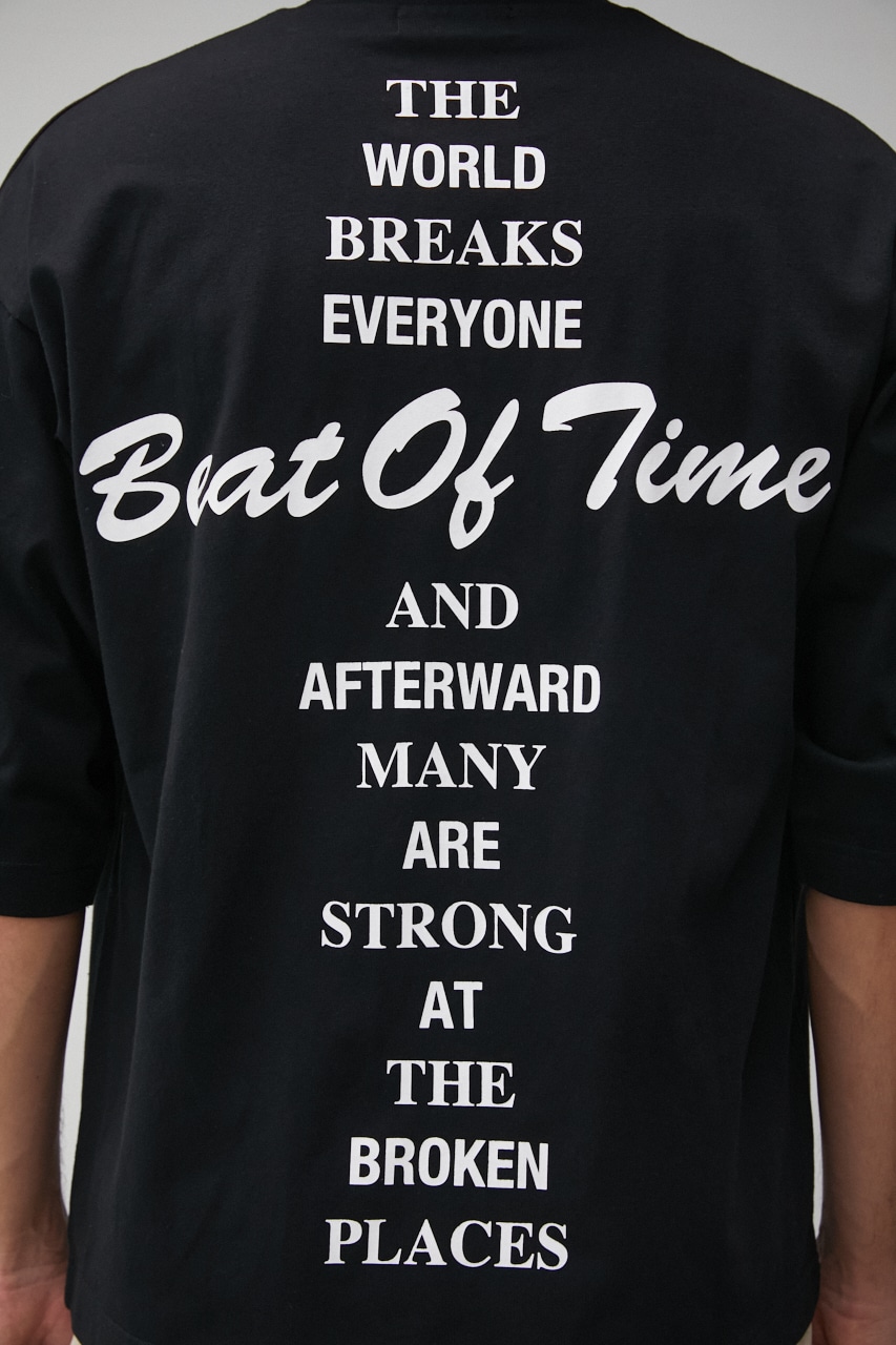 BEAT OF TIME BACK PRINT TEE/ビートオブタイムバックプリントTシャツ 詳細画像 BLK 8