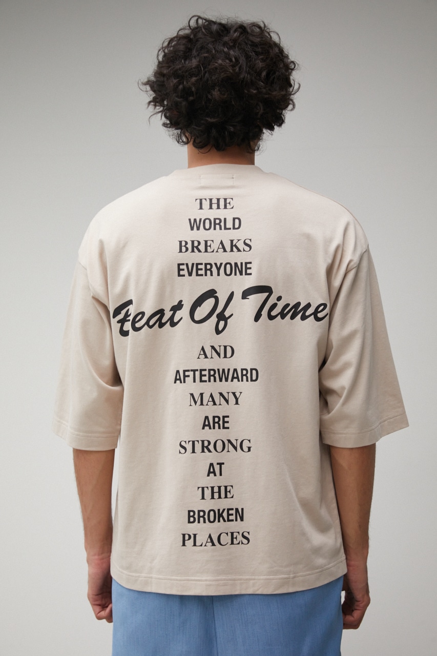 BEAT OF TIME BACK PRINT TEE/ビートオブタイムバックプリントTシャツ 詳細画像 BEG 7
