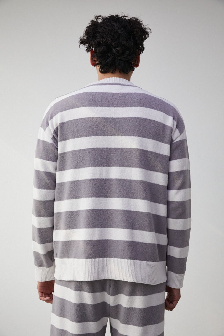 【AZUL HOME】 WHIP NIGHT KNIT C/N TOPS/ホイップナイトニットクルーネックトップス 詳細画像 柄GRY 7