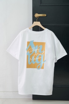 【AZUL HOME】MAISON BACK PRINT TEE/メゾンバックプリントTシャツ 詳細画像
