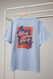 【AZUL HOME】MAISON BACK PRINT TEE/メゾンバックプリントTシャツ