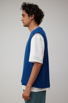 V-NECK VEST SET TEE/VネックベストセットTシャツ 詳細画像