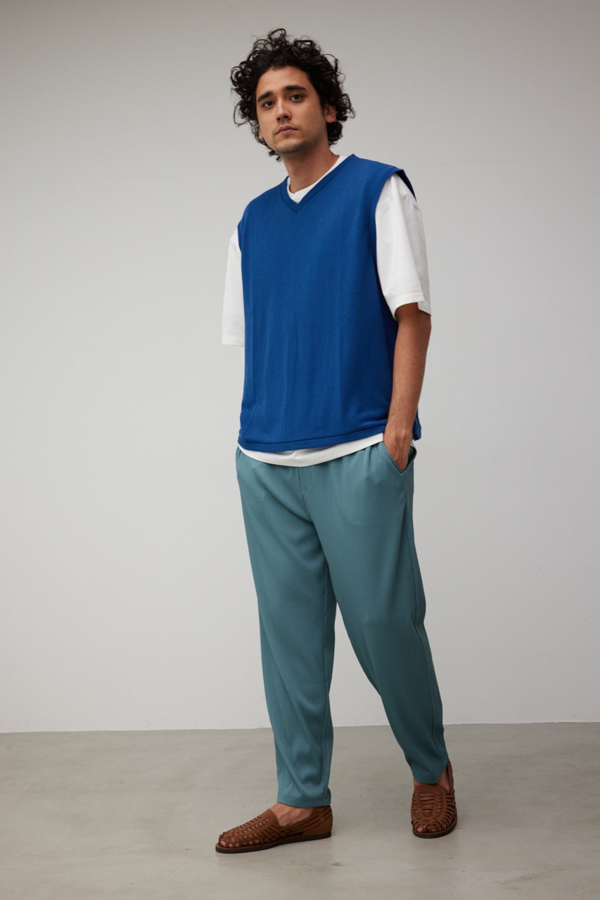 V-NECK VEST SET TEE/VネックベストセットTシャツ 詳細画像 BLU 5