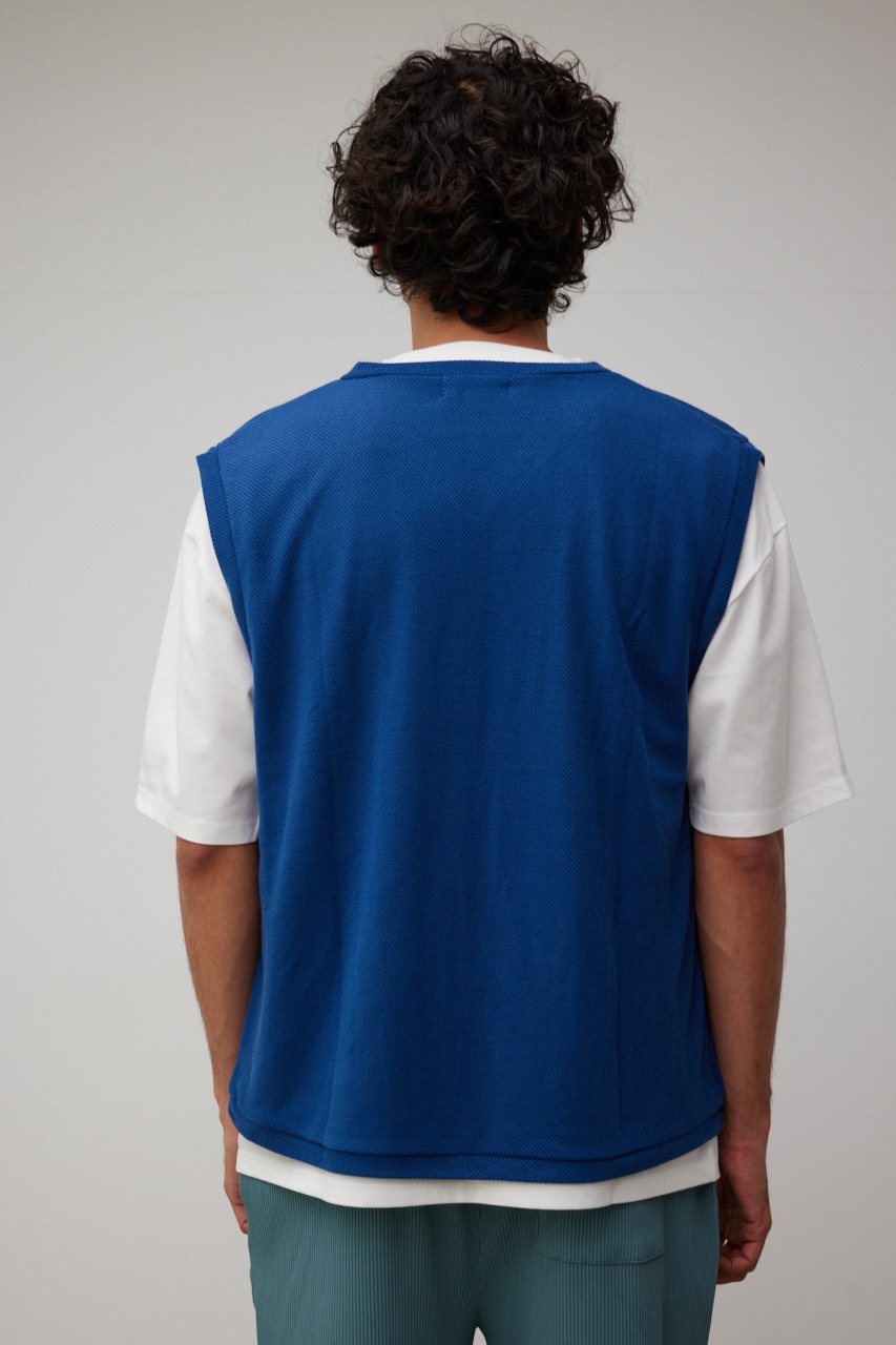 V-NECK VEST SET TEE/VネックベストセットTシャツ 詳細画像 BLU 8