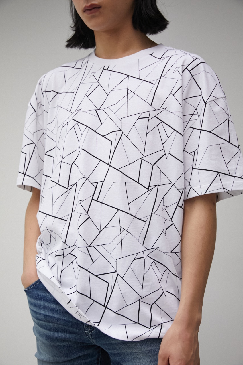 GEOMETRIC PATTERN TEE/ジオメトリックパターンTシャツ