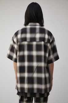 【PLUS】LONG CHECK SHIRT/ロングチェックシャツ 詳細画像
