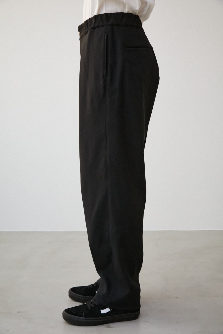 【PLUS】ONE TUCK PANTS/ワンタックパンツ 詳細画像 BLK 10