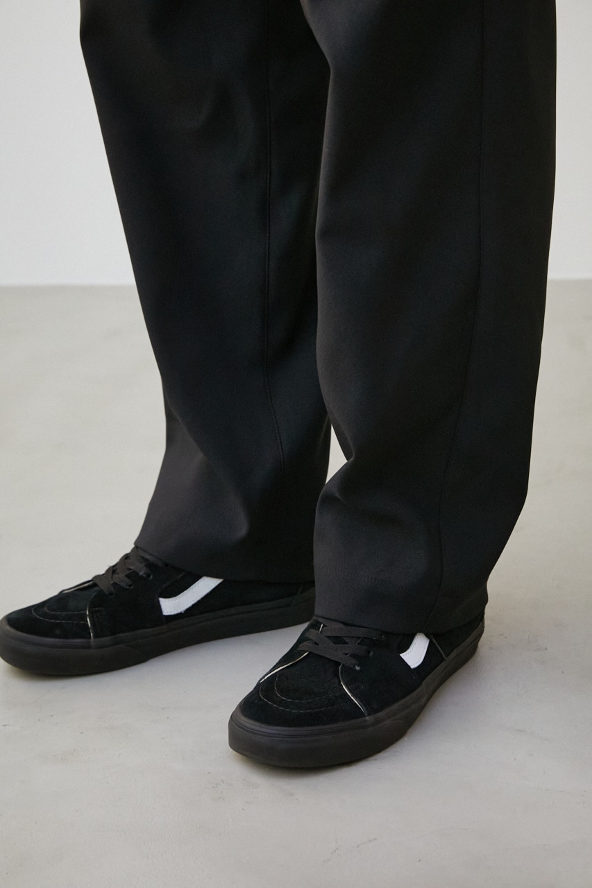 【PLUS】ONE TUCK PANTS/ワンタックパンツ 詳細画像 BLK 14