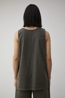 【PLUS】 PIGMENT LONG TANK TOP/ピグメントロングタンクトップ 詳細画像