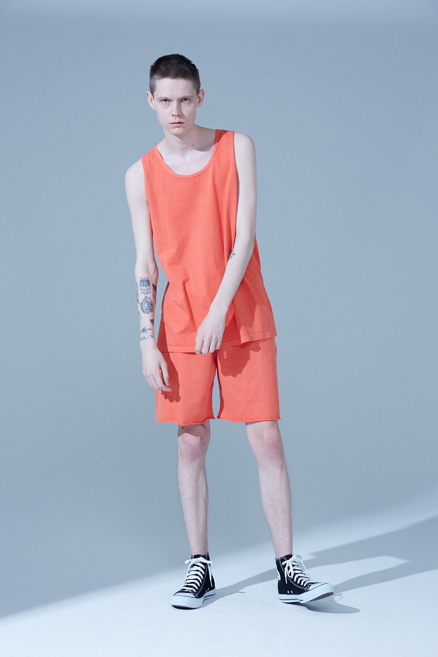 【PLUS】 PIGMENT LONG TANK TOP/ピグメントロングタンクトップ 詳細画像 L/ORG 2
