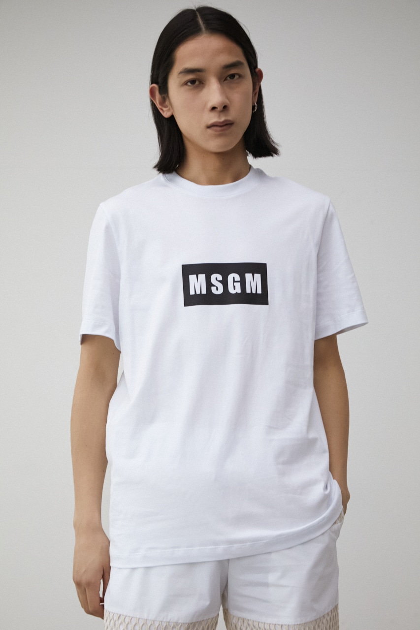 【PLUS】 MSGM T-SHIRT/MSGMティーシャツ 詳細画像 WHT 2