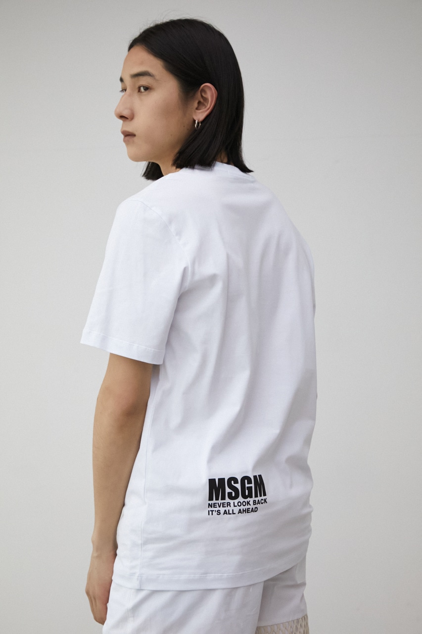 【PLUS】 MSGM T-SHIRT/MSGMティーシャツ 詳細画像 WHT 3