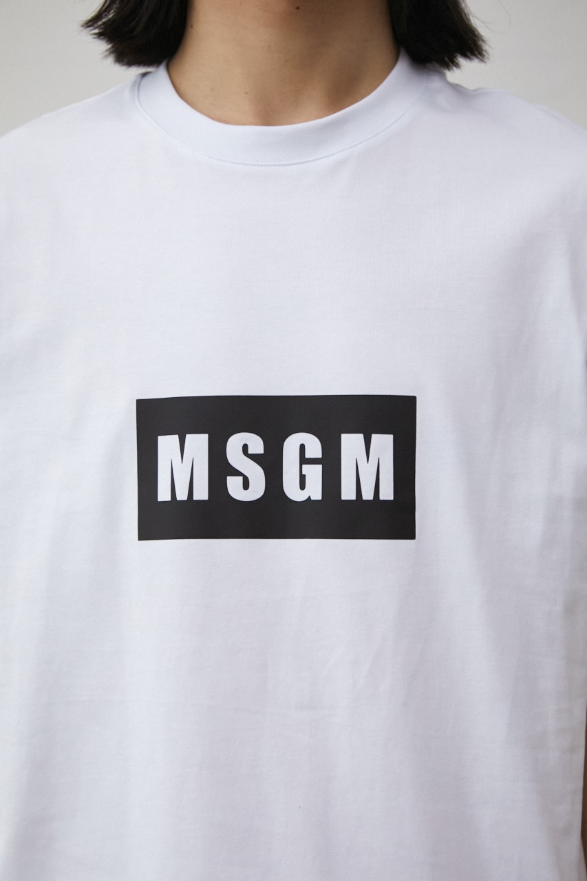 【PLUS】 MSGM T-SHIRT/MSGMティーシャツ 詳細画像 WHT 9