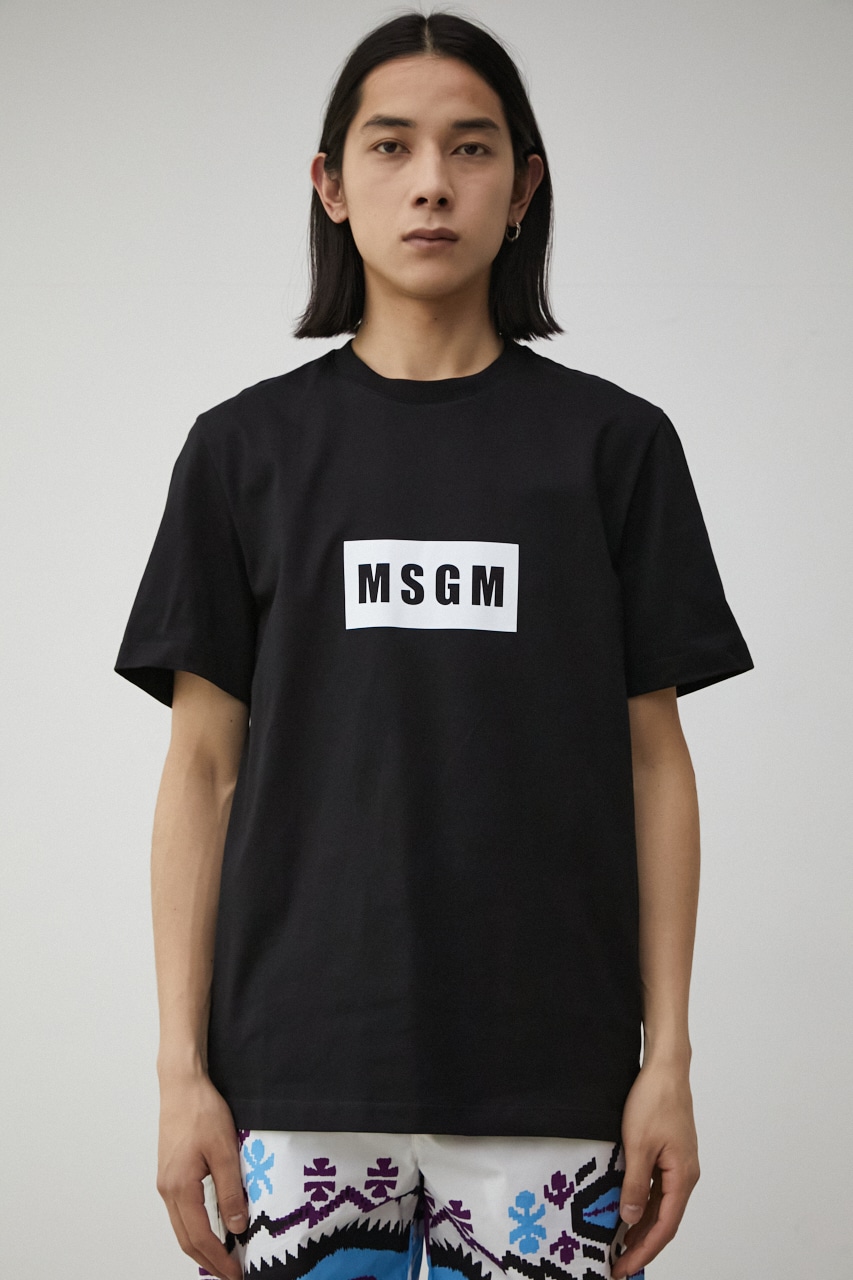 【PLUS】 MSGM T-SHIRT/MSGMティーシャツ 詳細画像 BLK 5