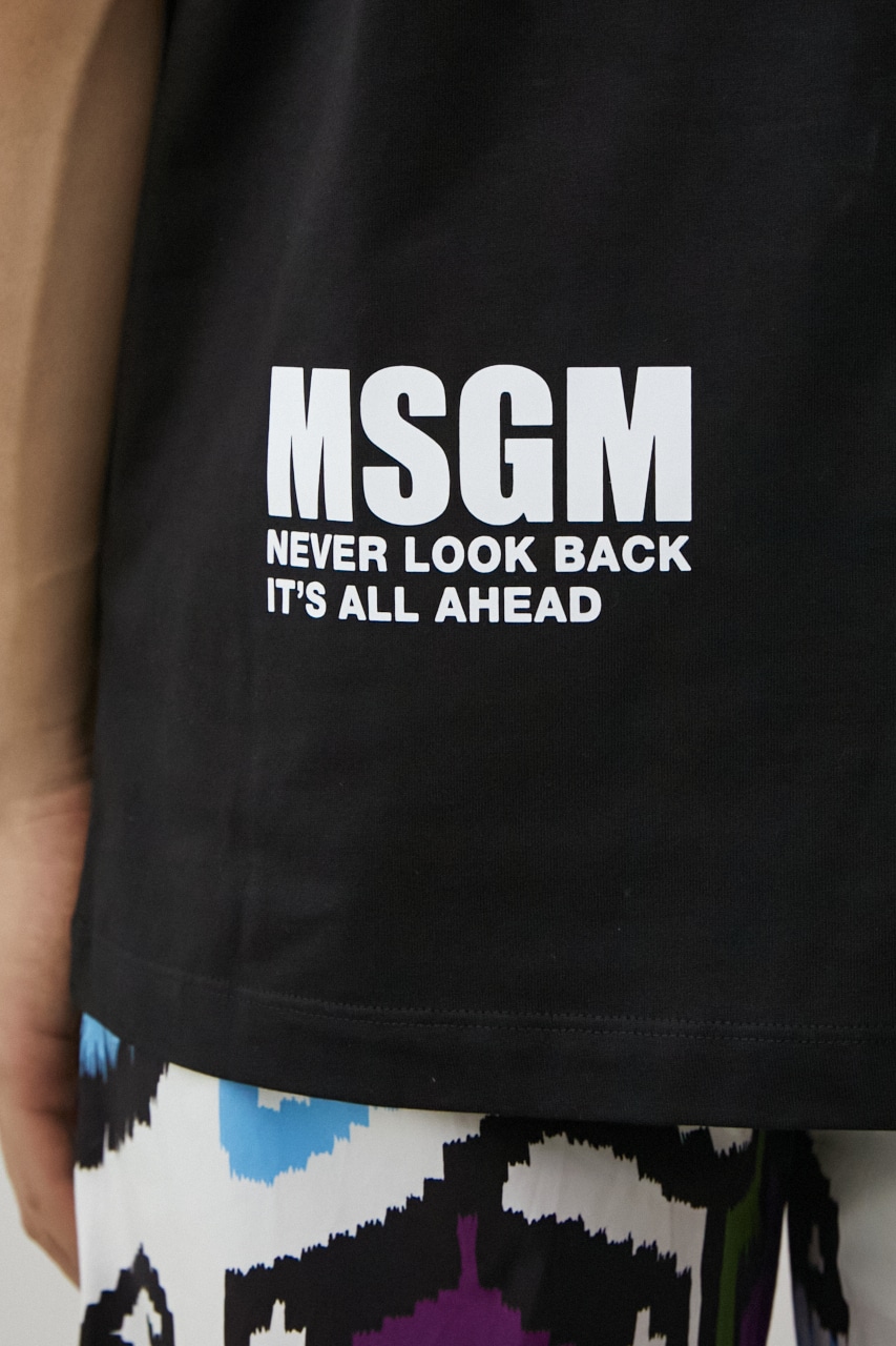 【PLUS】 MSGM T-SHIRT/MSGMティーシャツ 詳細画像 BLK 8