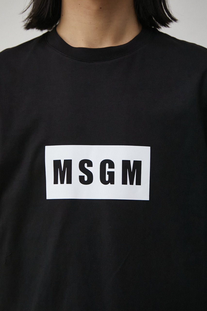 【PLUS】 MSGM T-SHIRT/MSGMティーシャツ 詳細画像 BLK 9