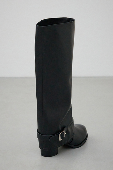 ラウンドトゥカバーブーツ 詳細画像