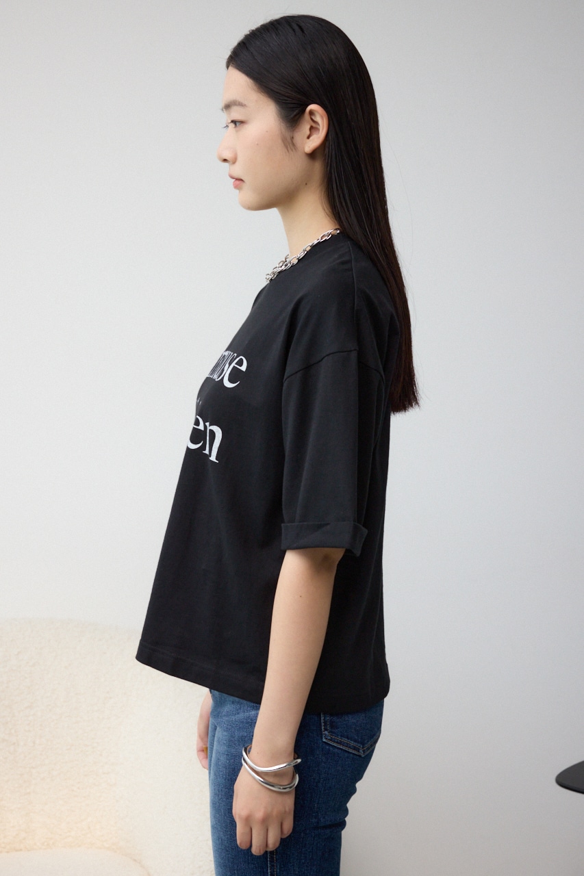 ボクシーシルエットロゴTシャツ 詳細画像 BLK 6