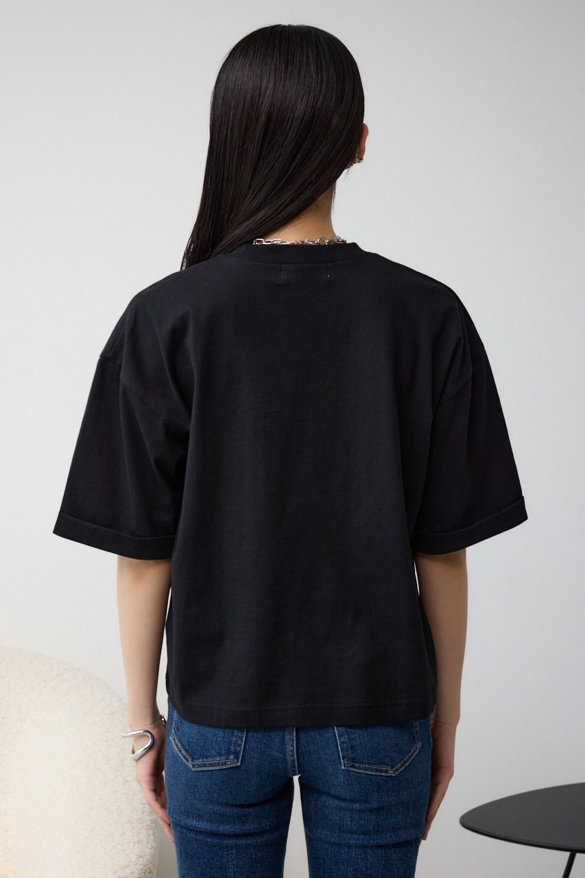 ボクシーシルエットロゴTシャツ 詳細画像 BLK 7