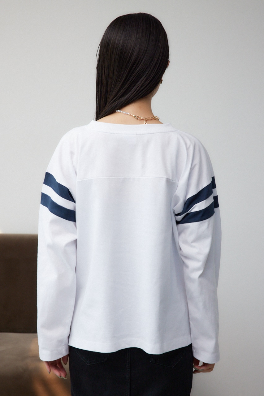 【Champion】LONG SLEEVE T-SHIRT/ロングスリーブティーシャツ 詳細画像 WHT 7