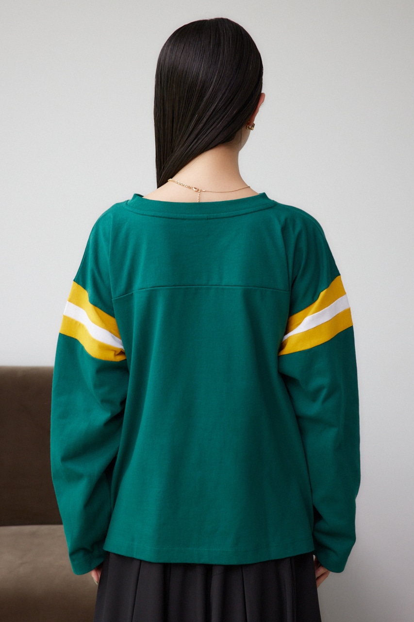 【Champion】LONG SLEEVE T-SHIRT/ロングスリーブティーシャツ 詳細画像 GRN 7