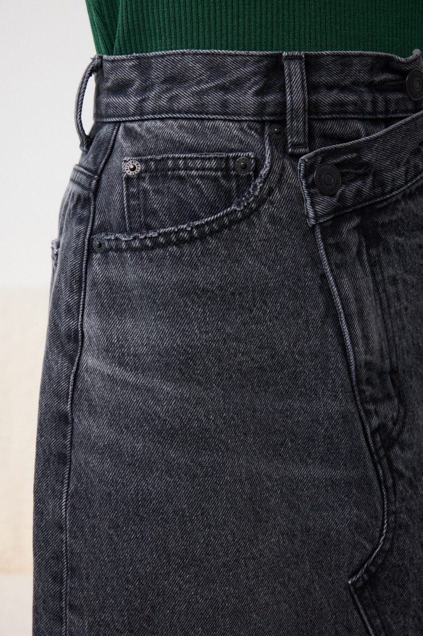 AZUL DENIM オーバーラップロングスカート 詳細画像 L/BLK 11