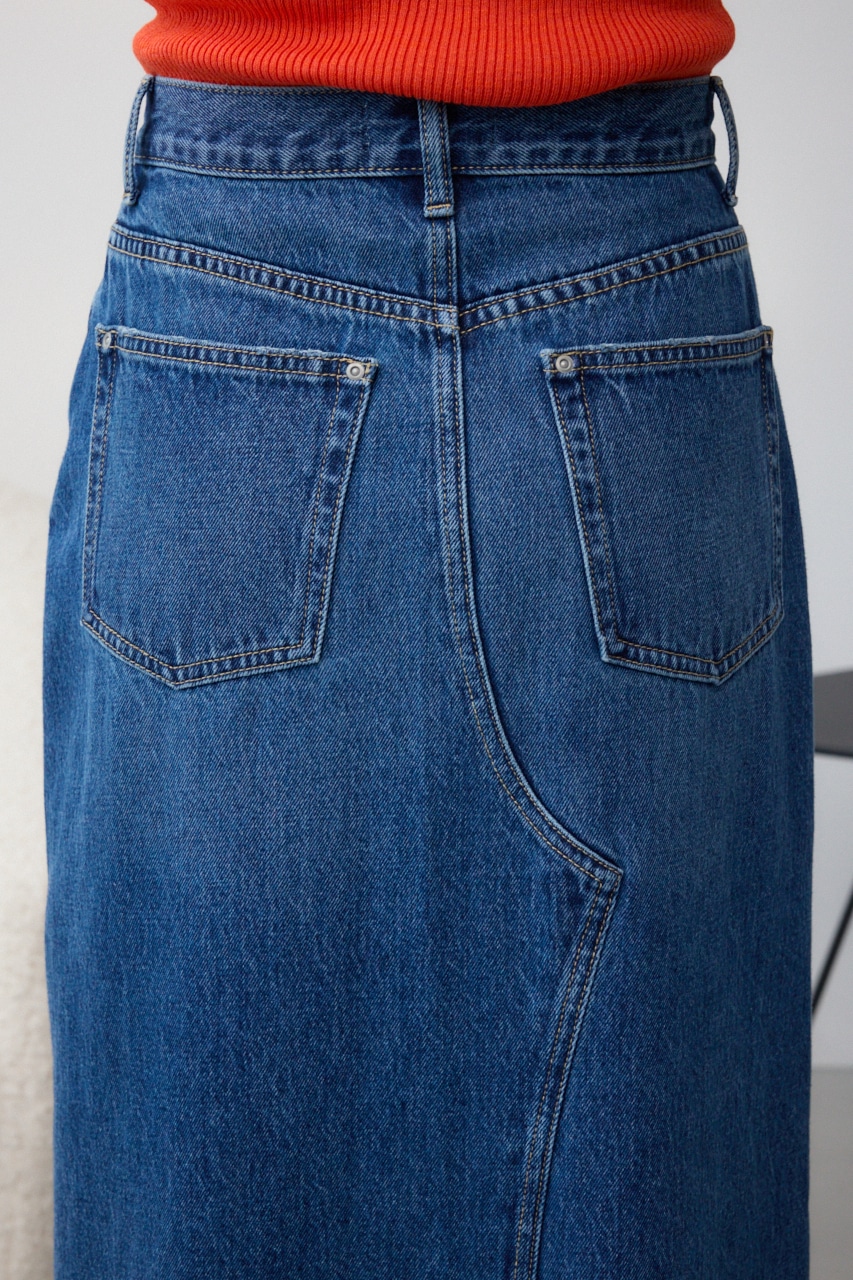 AZUL DENIM オーバーラップロングスカート 詳細画像 BLU 10