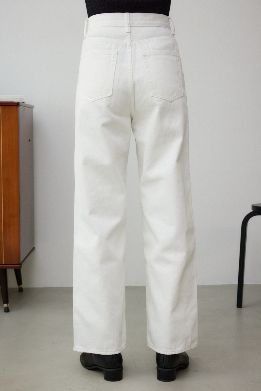 AZUL DENIM ハイウエストワイドデニム 詳細画像 O/WHT 7