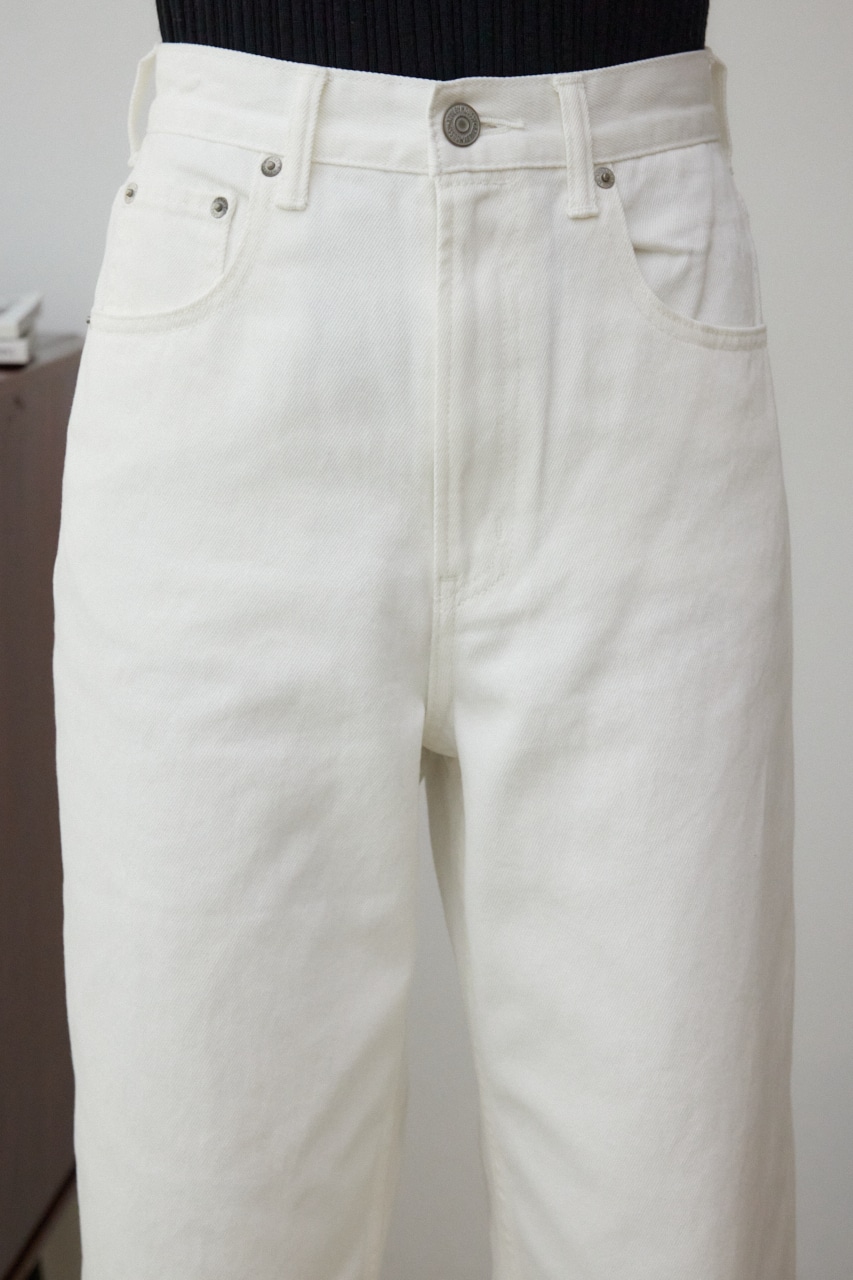 AZUL DENIM ハイウエストワイドデニム 詳細画像 O/WHT 8