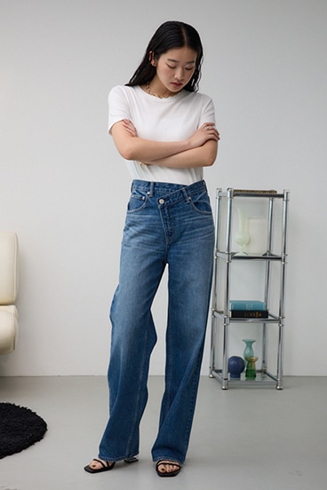 AZUL DENIM オーバーラップデニム 詳細画像